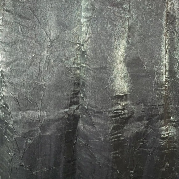 VINTAGE LENA GABRIELLE NY Green Satin Skirt! 27”! - Picture 3 of 12